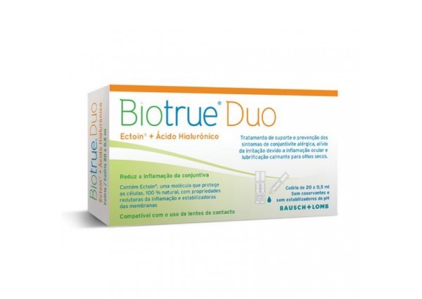 BioTrue Duo Lagrima artificial Unidoses